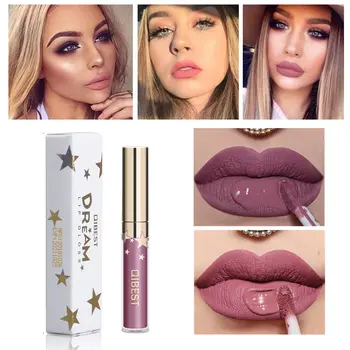 

Brand 24 Colors Make Up Lipstick Matte Waterproof Nude Lip Gloss Mate Long Lasting Fashion Red Brown Women Lips Makeup Cosmetics