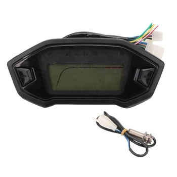 

Universal Motorcycle Lcd Digital 13000Rpm Speeeter Oeter Backlight Motorcycle Oeter for 2-4 Cylinders Meter