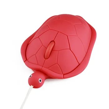 

Cute Computer Mouse Office Wired USB Mouse Creative Cartoon Little Turtle Wired Mouse Customizable Office Mouse for Laptop PC