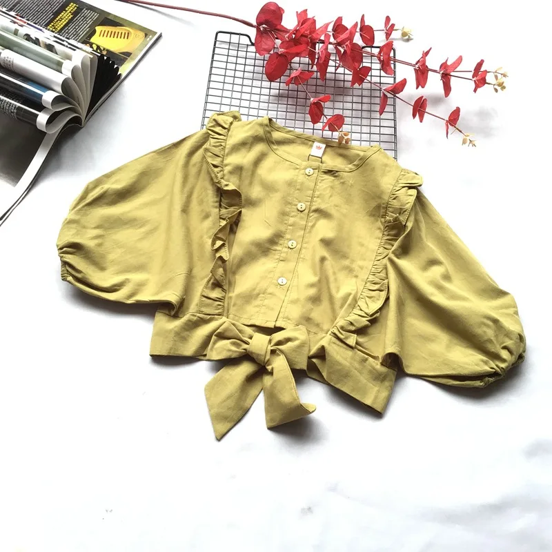 

#LS00102 Baby Girl Blouse with Bow