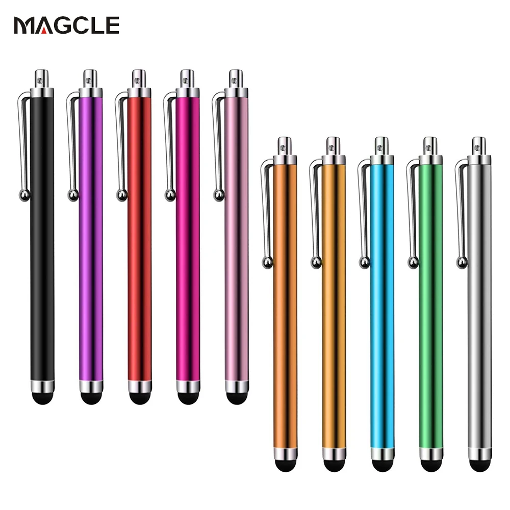 

Wholesale Universal Metal Stylus Pen Capacitive Touch Pens for All Capacitive Screen Iphone XS Samsung Ipad Tablet 1000PCS/lots