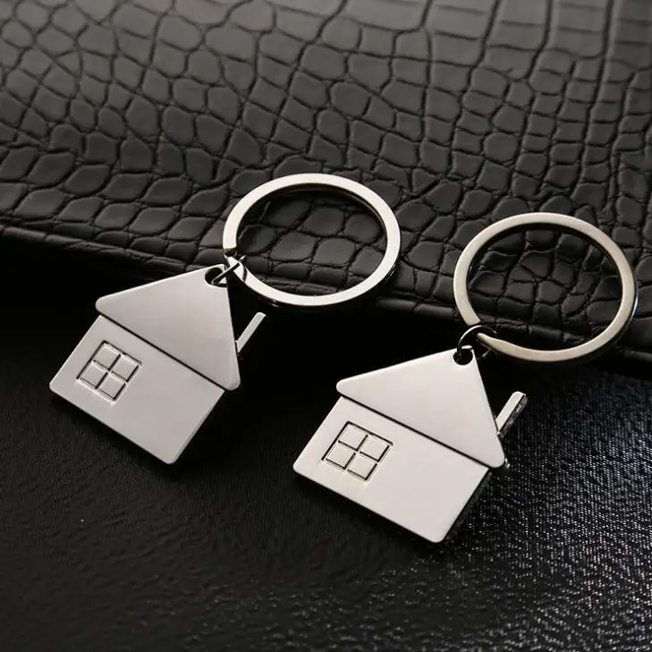 New Men Cute Cartoon House with Window keychain women cute Key chain Bag charm for party best gift Jewelry | Украшения и