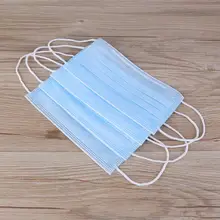 10/50/100pcs Máscaras Respirável Durável Seguro Descartável Dental Médica Cirúrgica Earloop Boca Rosto Máscaras de Protecção poeira(China)