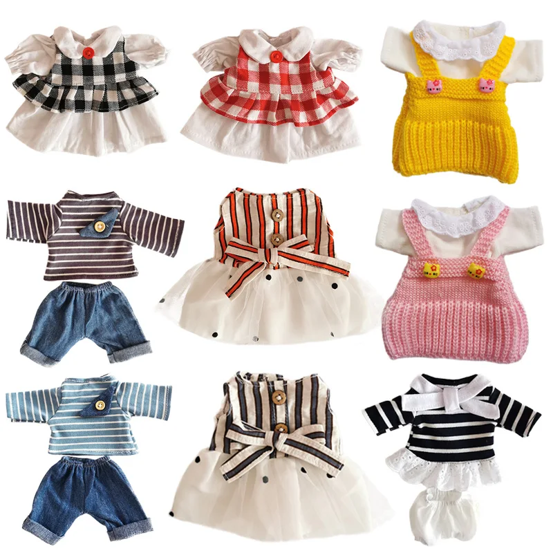 

1PC Outfit Clothes for 30cm Rabbit/Cat/Bear Doll Plush Toys Beautiful Skirt Sweater Accessories for 1/6 BJD Dolls