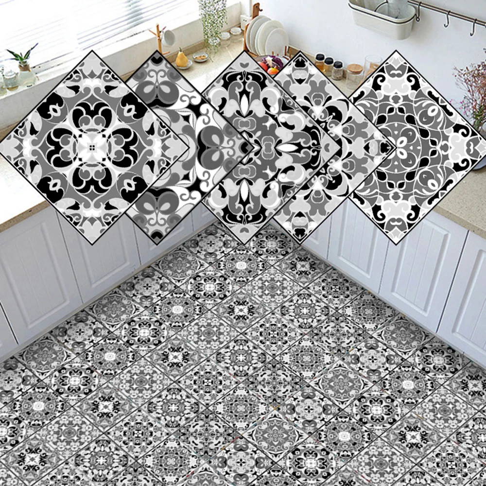 30Pcs PVC Waterproof Self-Adhesive Wall Stickers Moroccan Style Furniture Kitchen Bathroom Floor Decorative Tile Stickers 30Pcs PVC Waterproof Self-Adhesive Wall Stickers Moroccan Style Furniture Kitchen Bathroom Floor Decorative Tile Stickers