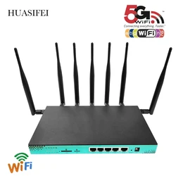 Routeur double bande wi fi 5G/4G/LTE, 1200 mb/s, 256 mb/s, Port M.2, pour carte SIM, point d'accès sans fil 