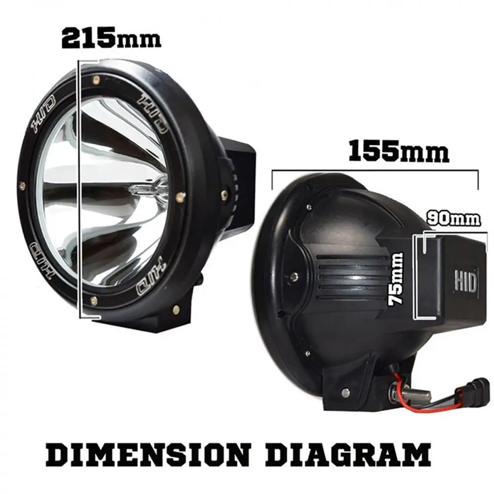 1 пара " дюймов 12 в 100 Вт HID2019 новые фары для вождения Ксеноновые Прожекторы для бездорожья охоты рыбалки кемпинга работы точечные светильники