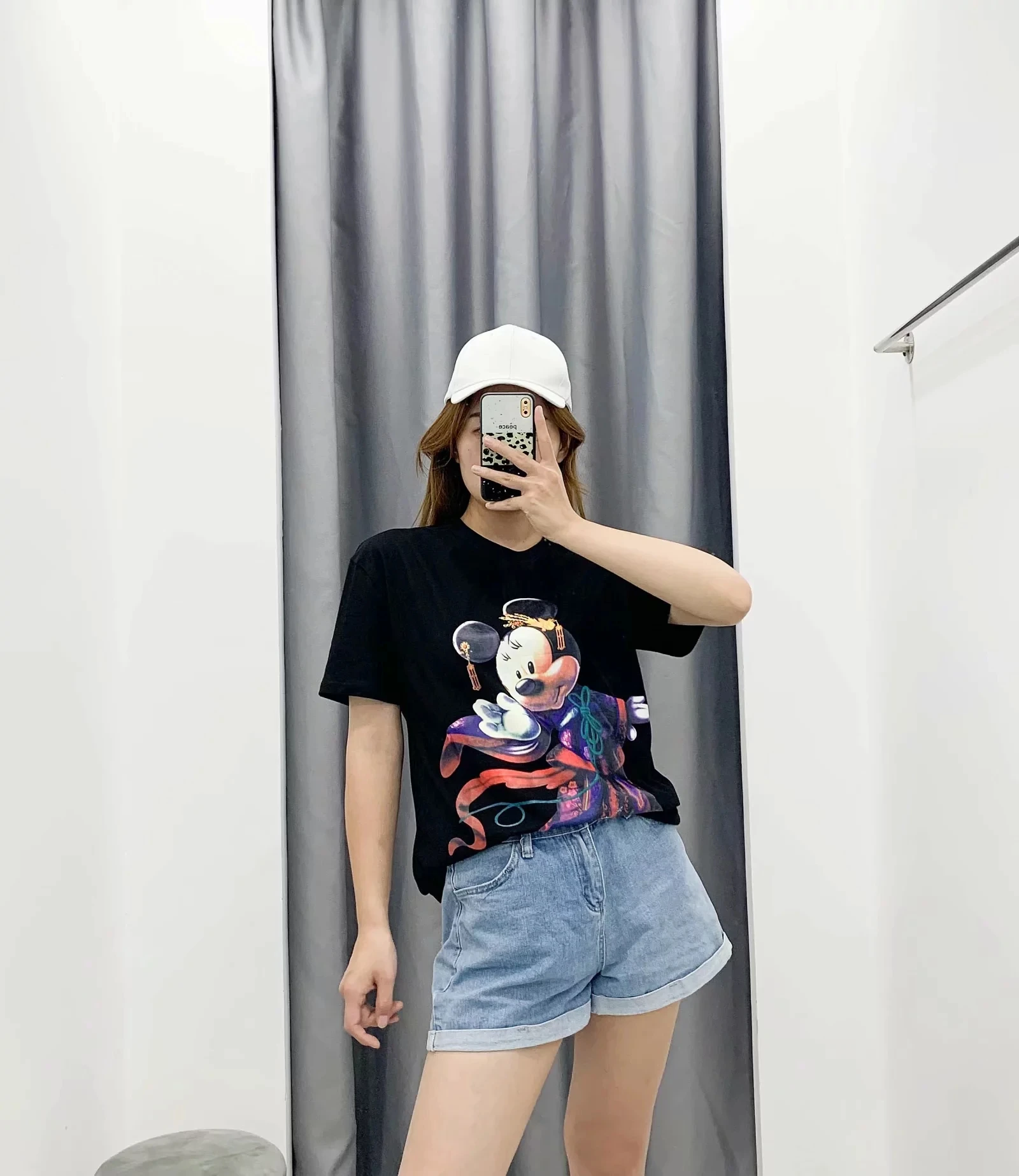 Women clothes tshirt vintage O-neck cartoon print cotton t shirt streetwear harajuku women's t-shirts plus size tops