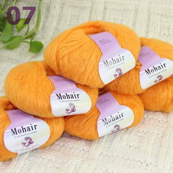 

Sale New 6BallsX25g Luxury Soft Mohair Warm Wrap Shawl Hand Knit Crochet Yarn Jaffa 291-07-6