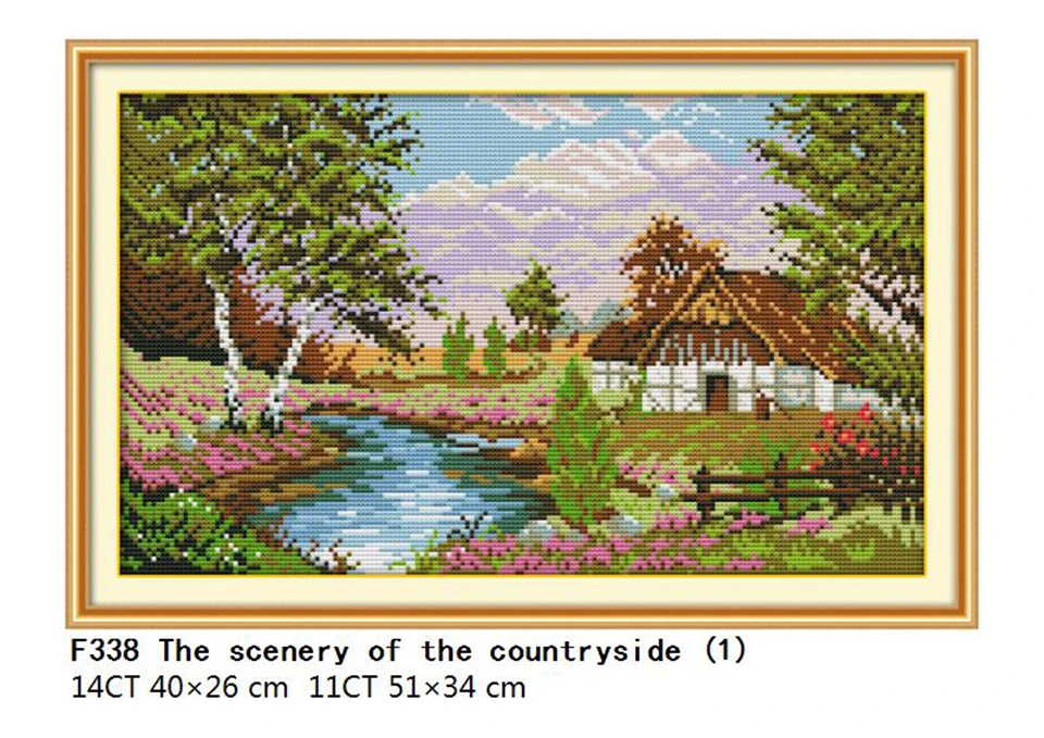 Joy Sunday Cross Stitch Kits Sale 11CT 14CT Embroidery Cross Stitch Kit for Needlework Cross Stitch Sets for Embroidery DIY Crafts (2)