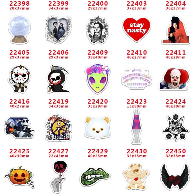 

DIY Craft Supplies cartoon character flat back planar resins 30 pieces. PR-22398-22450