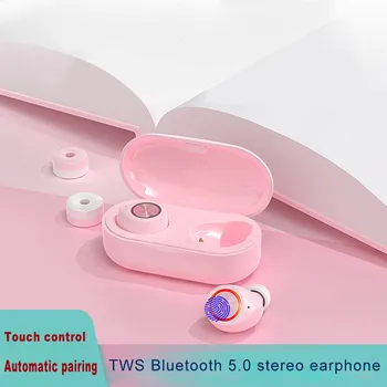 

Wireless Headphones Wireless Earphones Bluetooth Earphones HiFi Headset Macaron TWS Touch Handsfree Bass Stereo Earbuds With Mic