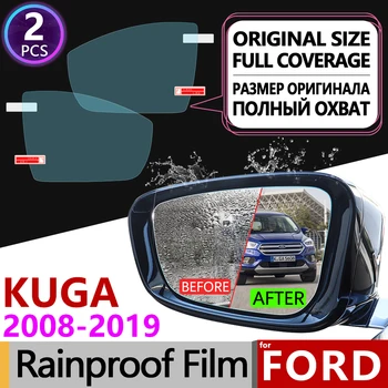 

for Ford KUGA mk1 mk2 2008~2019 Escape Full Cover Anti Fog Film Rearview Mirror Anti-fog Films Accessories 2010 2013 2015 2017