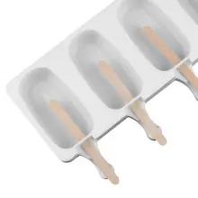 Кухня инструменты и гаджеты 4 полости Еда Класс силиконовая, для фруктового льда крем формочка морозильник инструментов "сделай сам"