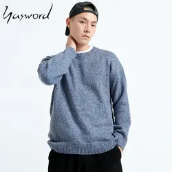 Yasword, мужской свитер, шерстяной пуловер в полоску, мужские топы, зимняя осенняя одежда, мужская одежда