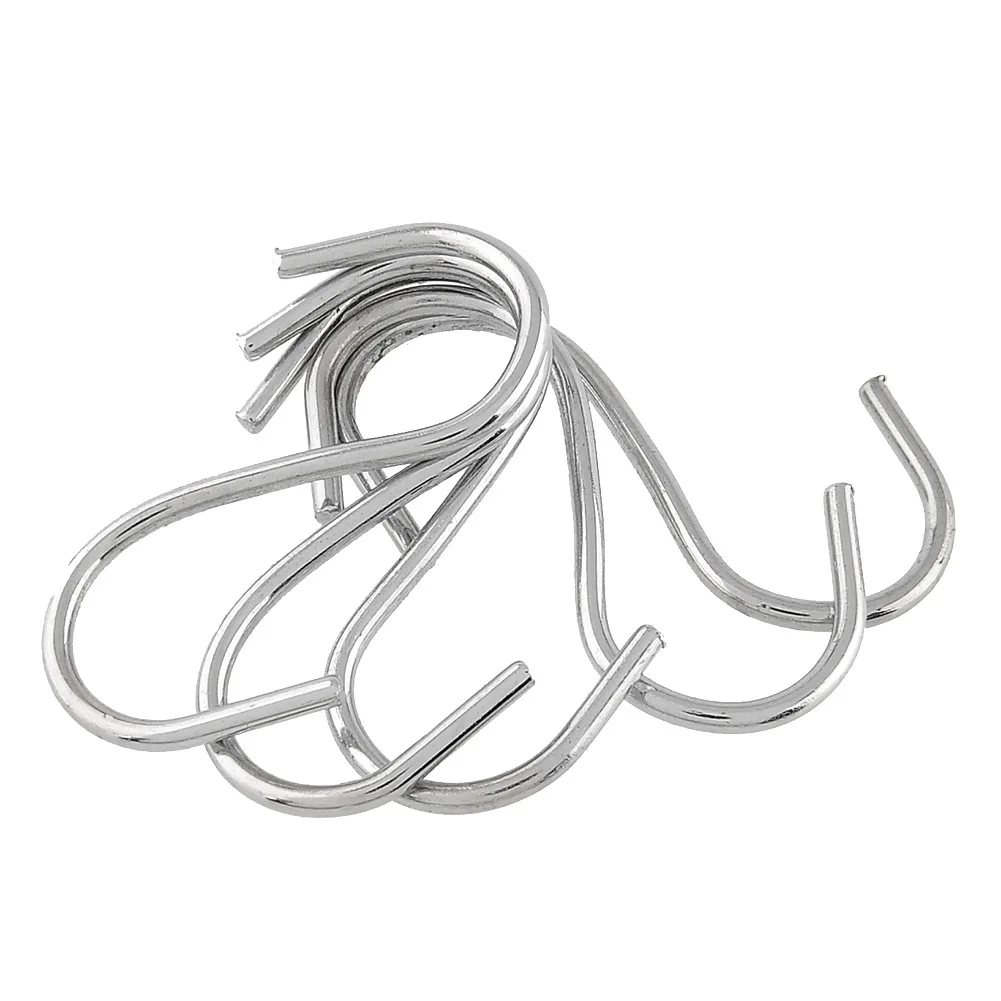 S Hooks Gift Hanger S-Shaped Adjustable Hook 10pcs Organizer Home& Kitchen Clothes Household Rack Room Handle Bag Essential