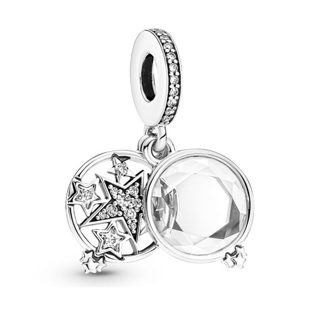 European  925 Sterling Silver Christmas Blue Moon Star Tree Halloween Skull Jack Beads Fit Original Pandora Charms Bracelet