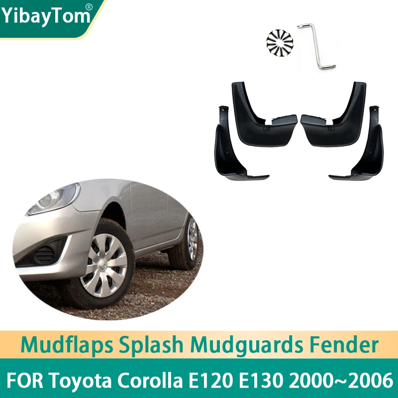 

4 шт., передние и задние брызговики для Toyota Corolla E120 E130 2000 ~ 2006