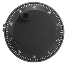 CNC маховик генератора 5 в 80 мм 6Pin импульсный генератор станка с ЧПУ Черный маховик 100PPR ручной импульсный генератор роликовый энкодер рукоятка маховика