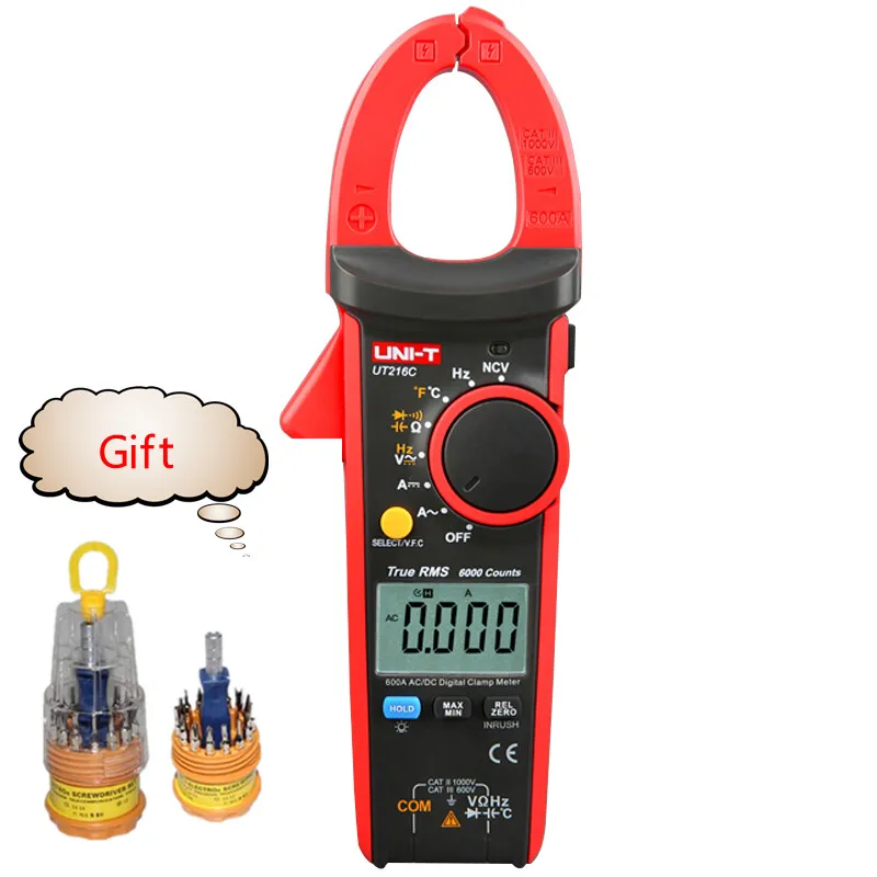 Цифровой мультиметр UT216A UT216B UT216C UT216D высокоточный цифровой дисплей