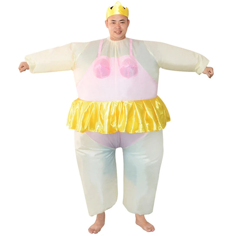 Adult Inflatable Ballet Costume Party Funny Fat Man Dress Fancy Cosplay  Birthday Gift Halloween Costumes For Women And Men - Cosplay Costumes -  AliExpress