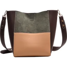 Bag Women New Fashion Simple Contrast Tote Bag Red Foreign Style Joker Casual Shoulder Slung Bag Crossbody Bags for Women