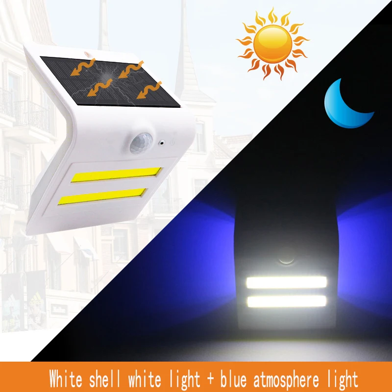 

3 Modes LED Solar LightS Outdoor Solar Lamp PIR Motion Sensor Wall Light Waterproof Solar Powered Sunlight for Garden Decoration