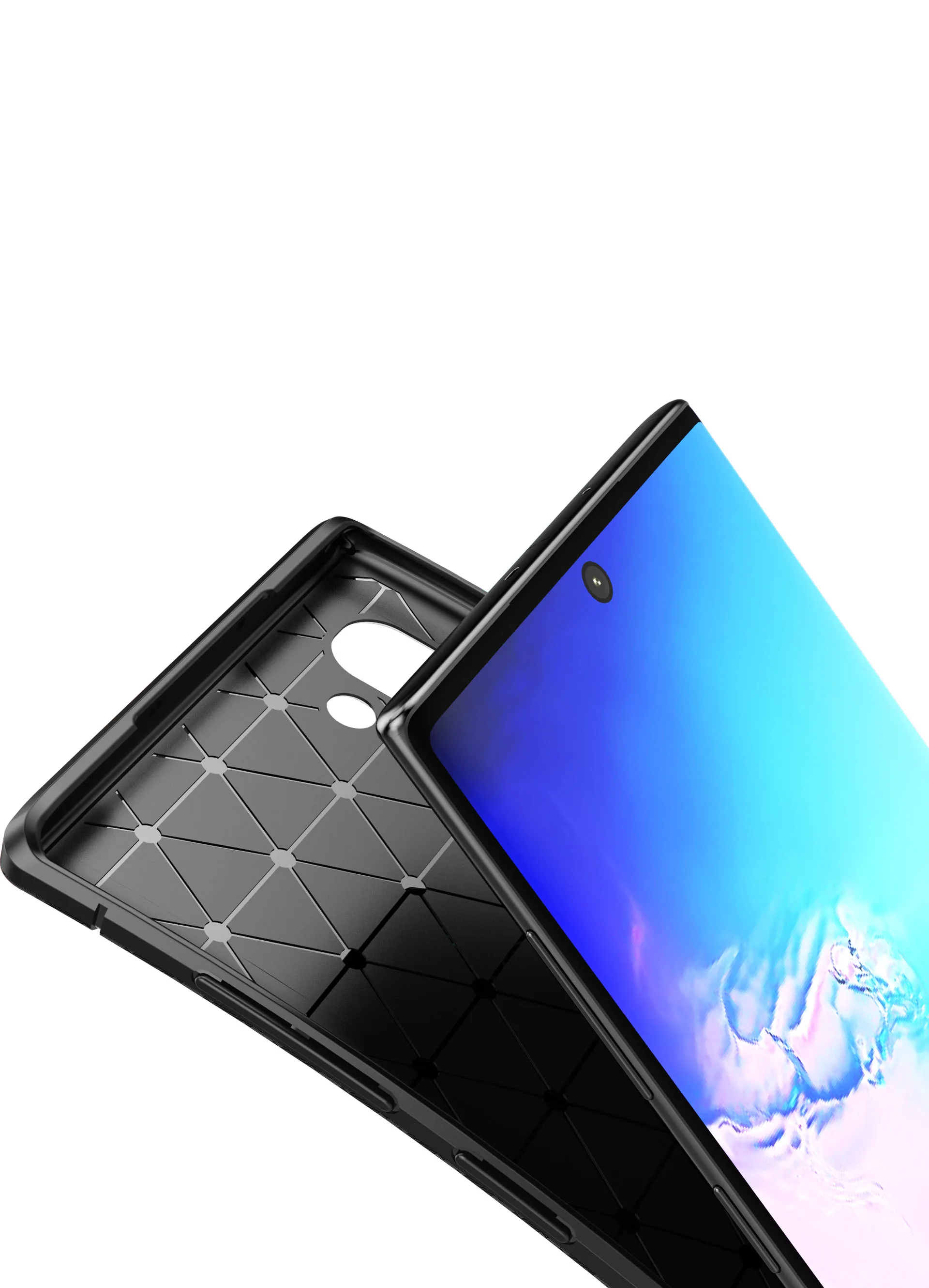 New Case for Samsung Galaxy Note9 Note10 Note 10Pro Note10Lite Shockproof Protective Soft Silicone Phone Back Cover Coque|Бамперы| |
