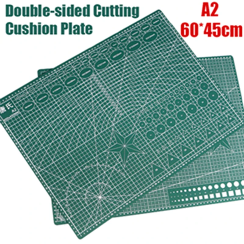 1 Uds A2 auto-curación estera de corte de Pvc cuadrícula rectangular herramienta líneas tela de cuero arte Diy de suministros papelería estera de corte