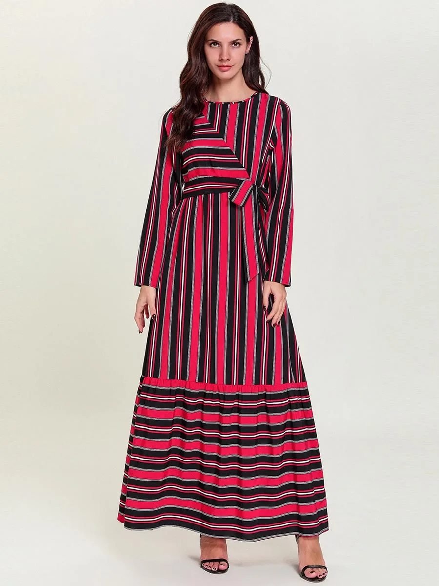 striped caftan