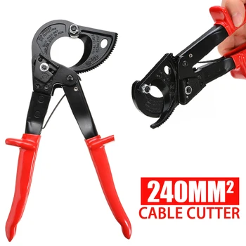 

1PC 280mm Ratchet Cable Cutter Electrical Wire Cable Cutters for Cutting Copper 300-600 MCM Aluminum Cables
