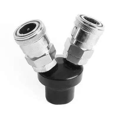 

1/4" PT Female Thread Dual Way Air Hose Quick Coupler Coupling Fitting