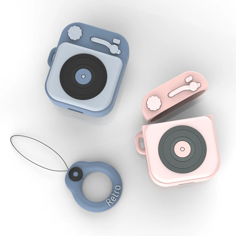 Eaphone зарядным устройством для Airpods 2 Чехол Мягкий силиконовый чехол Apple AirPods AirPod