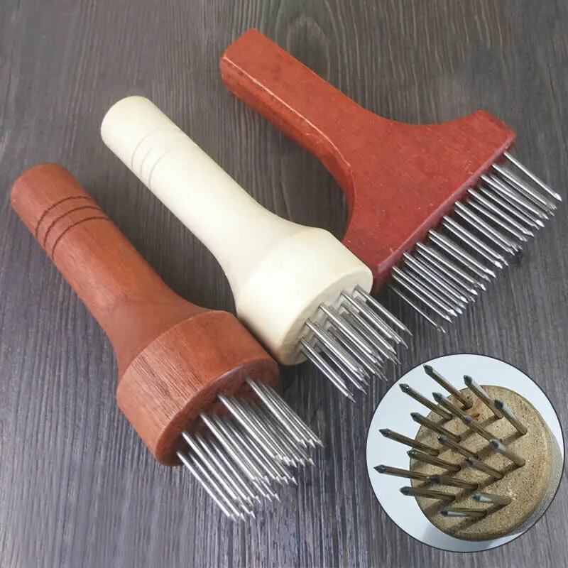 

Belly Pork Skin Crispy Hand Tool Hole Hammer Needle Poke Pointed Needle Stainless Steel Fast Tenderizer Loose Steak Kitchen Tool