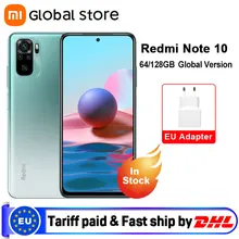 Xiaomi Redmi Note-10 64GB/4GB 4gbb GSM/WCDMA/LTE Adaptive Fast Charge Octa Core Face recognition/side-Mounted