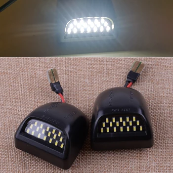 

CITALL 2PCS License Plate Light Lamp LED 68168 15805196 1ALLP00003 Fit for Chevy Silverado Avalanche GMC 1999-2013