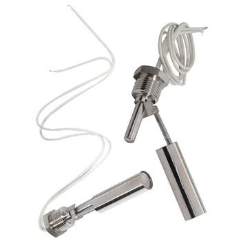 

2Pcs New Stainless Steel Water Level Sensor Liquid Float Switch Tank Pool Float Lever Switch