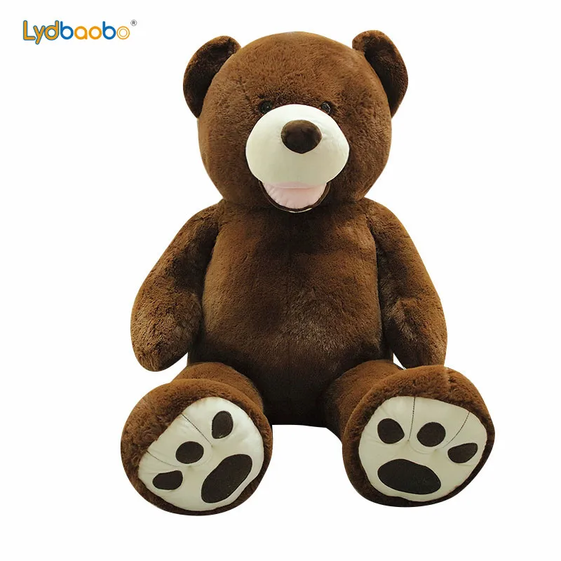 

Hot 120CM Giant American Teddy Bear Sutffed Soft Plush Dolls Kids Accompany Plush Toys Wedding Gifts Girlfriend Birthday Present