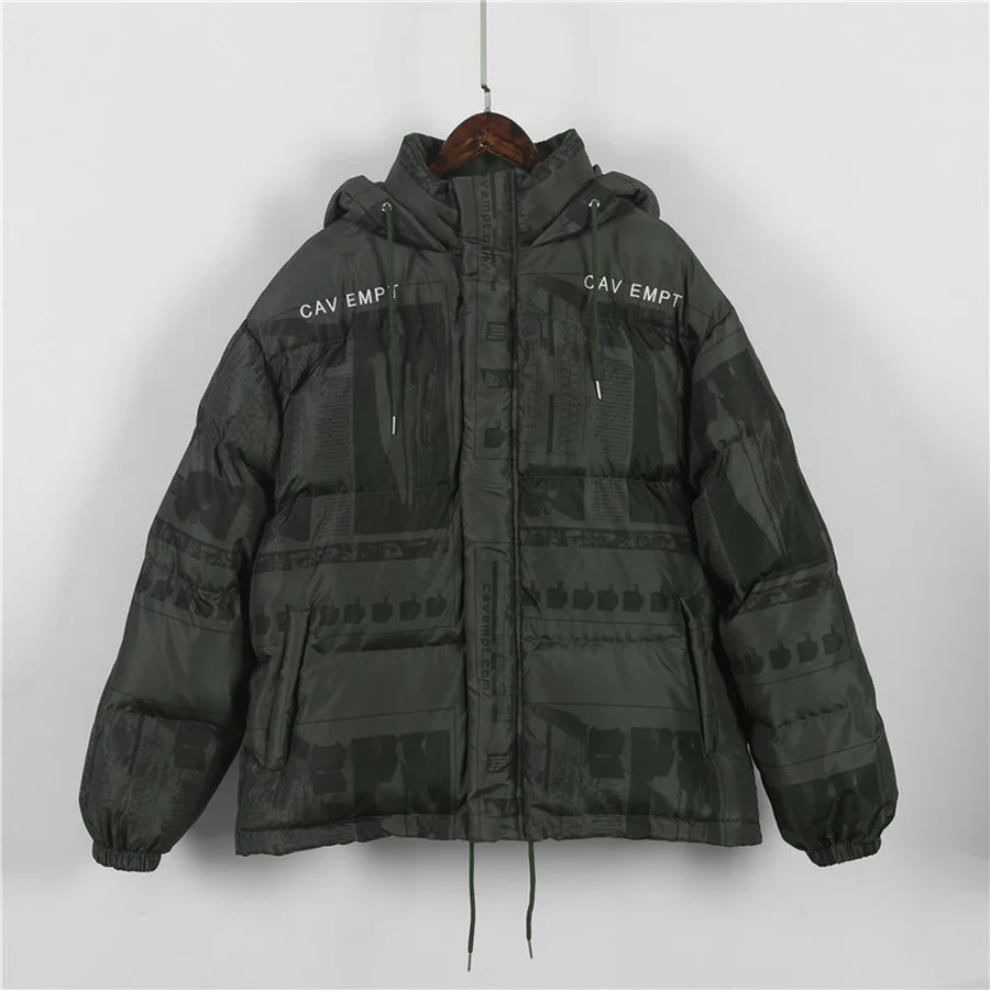Куртка-пуховик CAV EMPT C.E спасательная Мужская и женская парка на молнии с черными