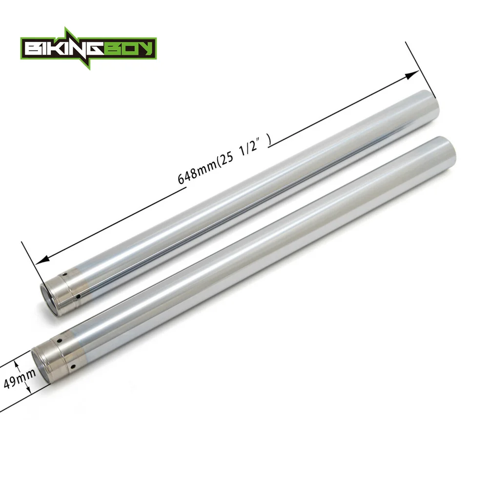 Вилочные трубки BIKINGBOY 49 мм 25 1/2 дюйма уличный Боб FXDB Low Rider FXDL Wide Glide FXDWG Fat Bob FXDF FXD Super