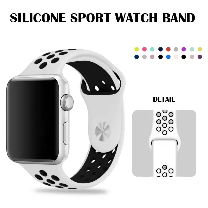 white nike apple watch series 4