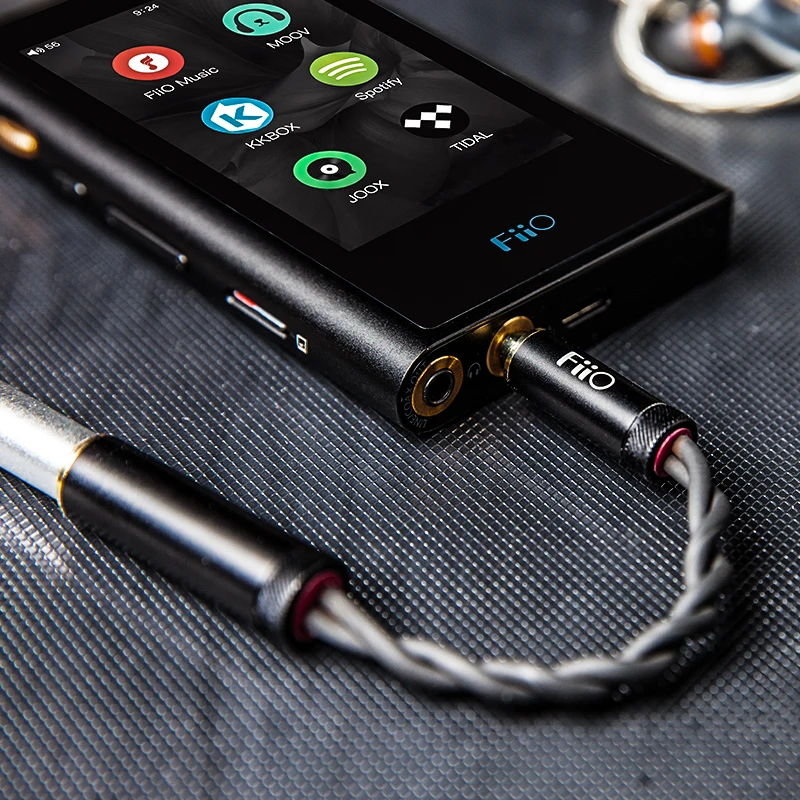 FiiO LB4.4M от 4,4 мм до 2,5 мм сбалансированный адаптер для наушников Разъем для преобразования линейный аудиокабель
