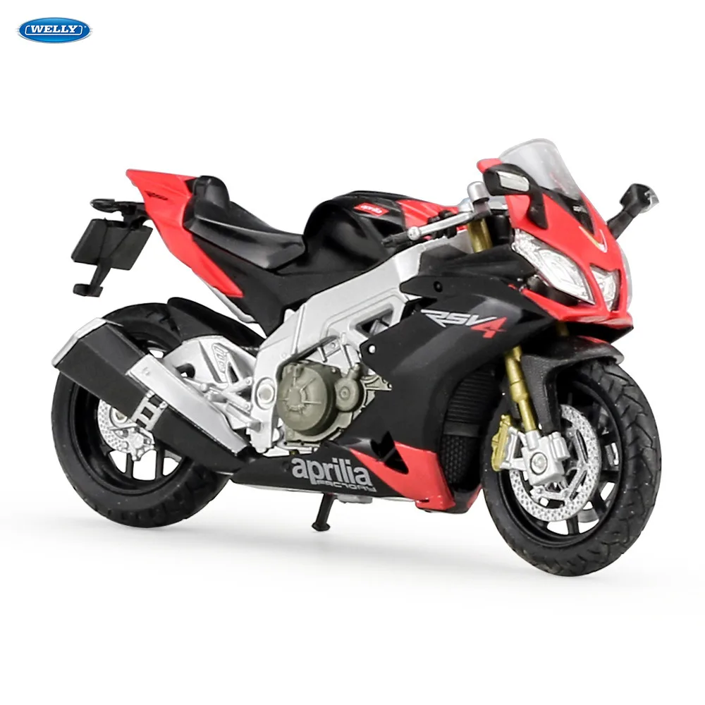 

WELLY 1:18 aprilia RSV4 Factory Diecast Alloy Motorcycle Model Toy For Children Birthday Gift Toys Collection