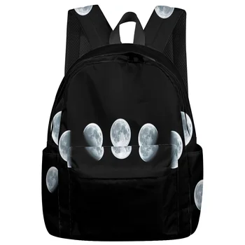 

Moon Backpack For Teenage Travel Bags School Bags Backpack Interior Key Chain Holder