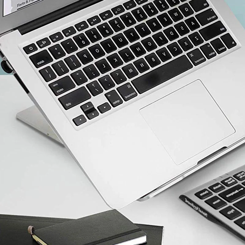 Регулируемый Алюминий подставка для ноутбука, совместим с Apple Mac MacBook от 10 до 14 дюймового ноутбука, вентилируемый эргономичный Рабочий стол скамья Mou
