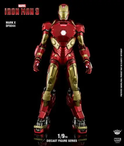 King Arts DFS044 1/9th Железный человек Mark10 Ultimate Alltronic Рисунок Модель игрушки из металла