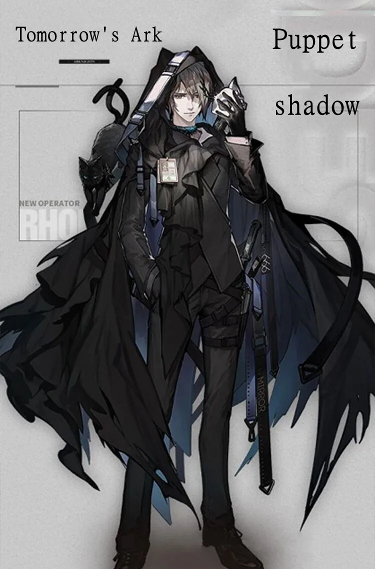 2021 New Anime Arknights Cos Handsome Phantom Original Leather Tomorrow Ark  Rhode Island Mask Operator Game Set Cosply Costume - Cosplay Costumes -  AliExpress