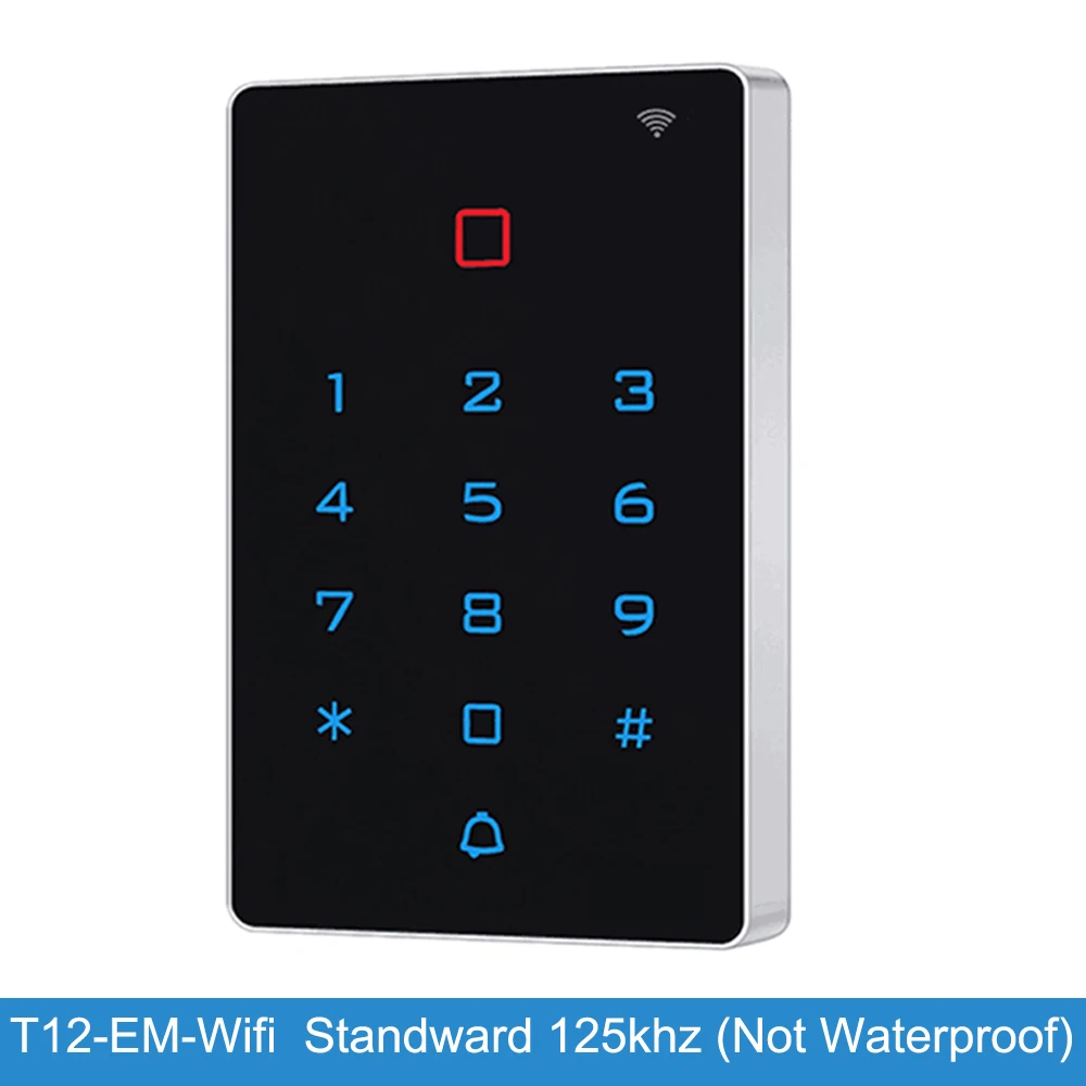 Tuya App Backlit Touch Keypad Wifi Access Control 125Khz RFID Standalone Access Keyapd Wifi Smart Lock best wifi door lock