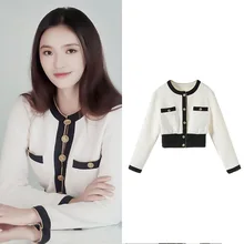 Новинка года; сезон осень; маленькое милое короткое пальто с длинными рукавами и круглым воротником; G0763