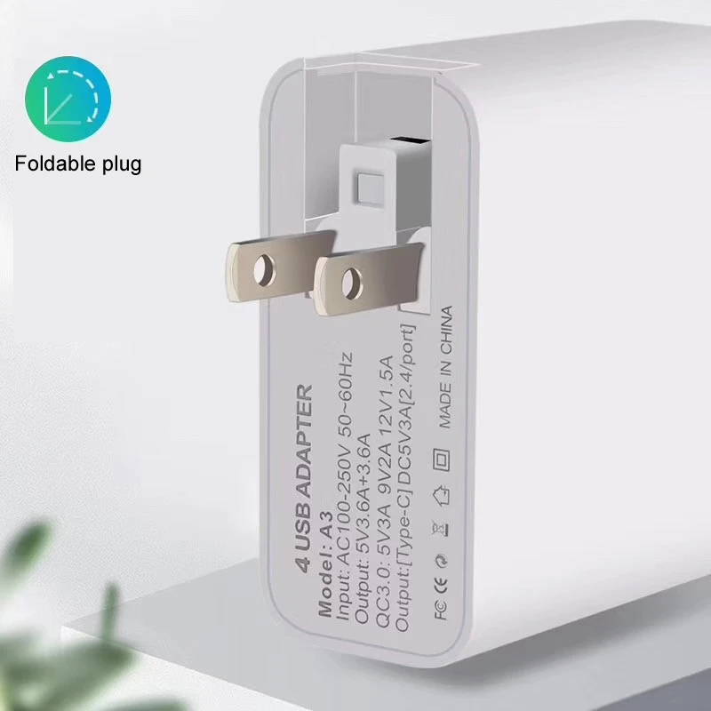 48 Вт QC 3,0 быстрое зарядное устройство 3,0 PD type C USB зарядное устройство для samsung iPhone huawei планшет быстрое настенное зарядное устройство США ЕС Великобритания AU переходник